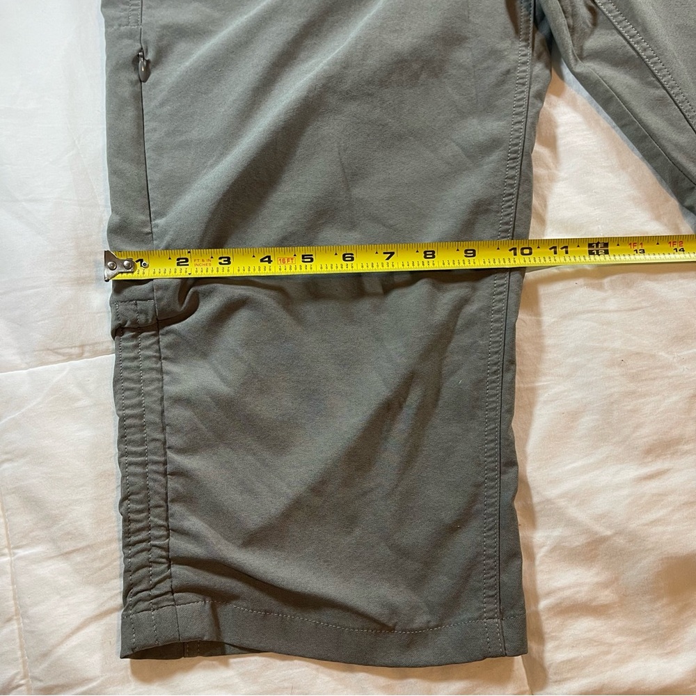 Kuhl Hiking Pants Gray/Green Women's Sz 16 Side Pocket Ruched/Gather RN #108846 - Picture 4 of 15